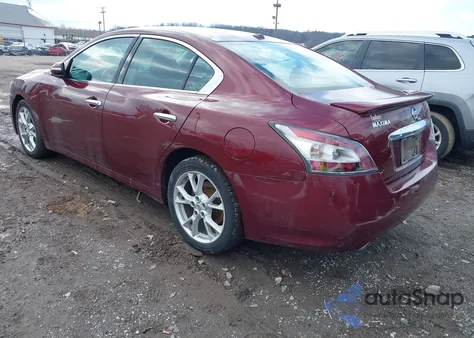 2012 Nissan Maxima 3.5 Sv z USA, uszkodzony, nr VIN 1N4AA5AP8CC807904